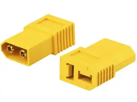 ⁨Transition Adapter Plug XT60 (male) - DEAN T (female) short AMASS⁩ at Wasserman.eu