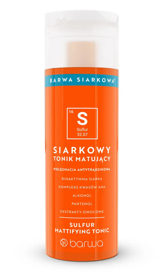 ⁨BARWA Siarkowa Tonik matujący 200 ml⁩ w sklepie Wasserman.eu