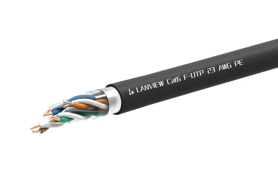 ⁨Lanview Cat6 F-UTP Network Cable⁩ w sklepie Wasserman.eu