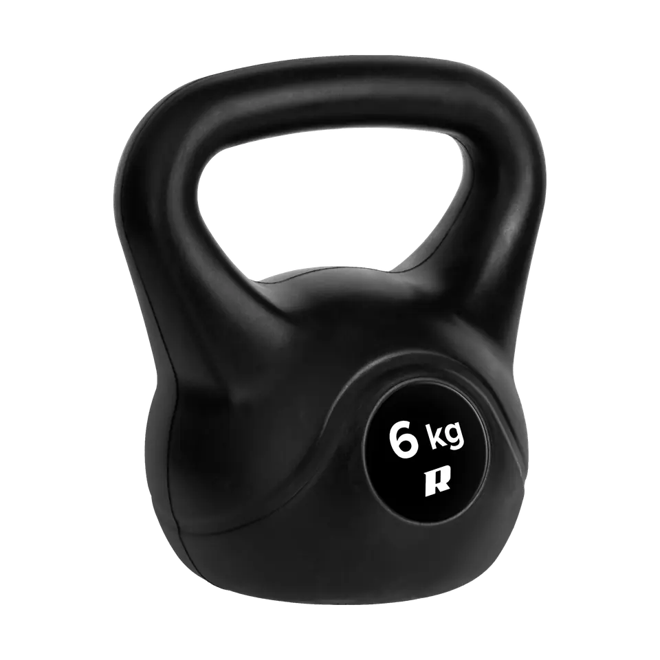 ⁨Kettlebell bitumiczny 6kg, REBEL ACTIVE⁩ w sklepie Wasserman.eu