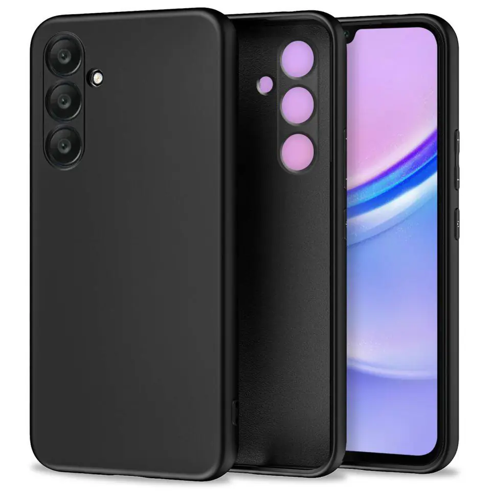 ⁨Etui GALAXY A15 4G / 5G Tech-Protect Icon czarne⁩ w sklepie Wasserman.eu