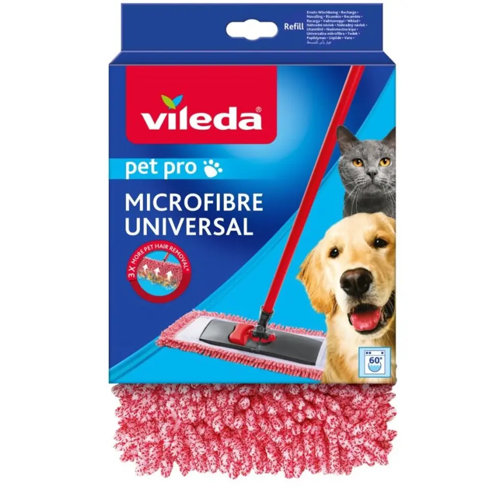 ⁨Wkład do mopa Vileda PET PRO do sierści i włosów⁩ w sklepie Wasserman.eu