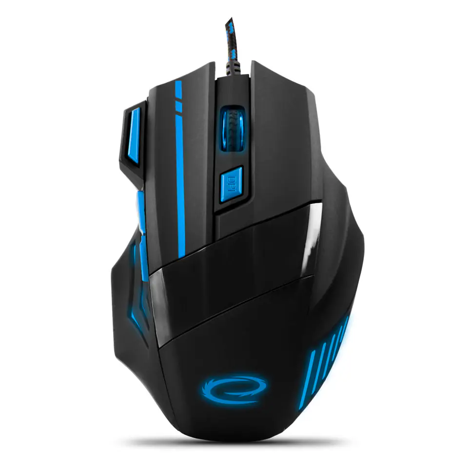 ⁨EGM201B Wired Gaming Mouse 7D Optical USB MX201 Wolf blue⁩ at Wasserman.eu