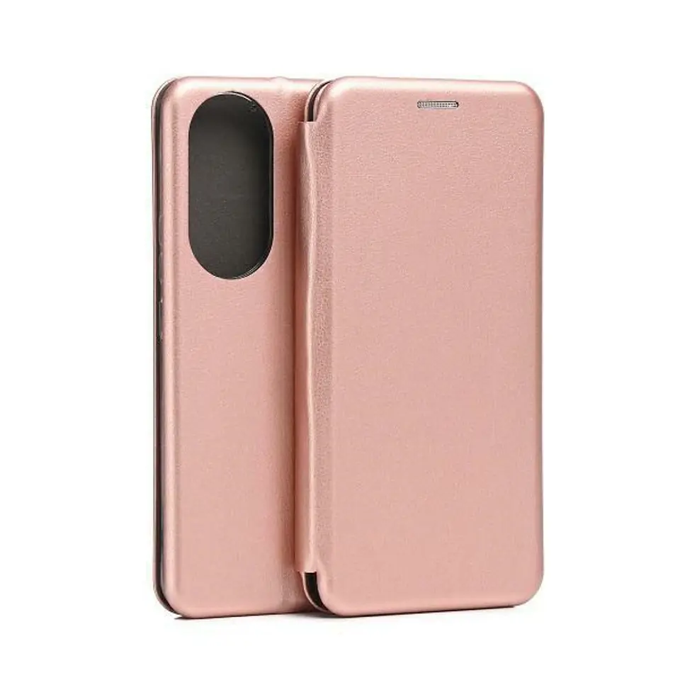 ⁨Beline Etui Book Magnetic Honor 90 różowo złoty/rose gold⁩ w sklepie Wasserman.eu