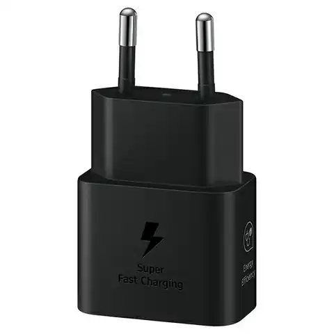 ⁨Ład. siec. Samsung EP-T2510NB 25W Fast Charge czarny/black (bez kabla)⁩ w sklepie Wasserman.eu