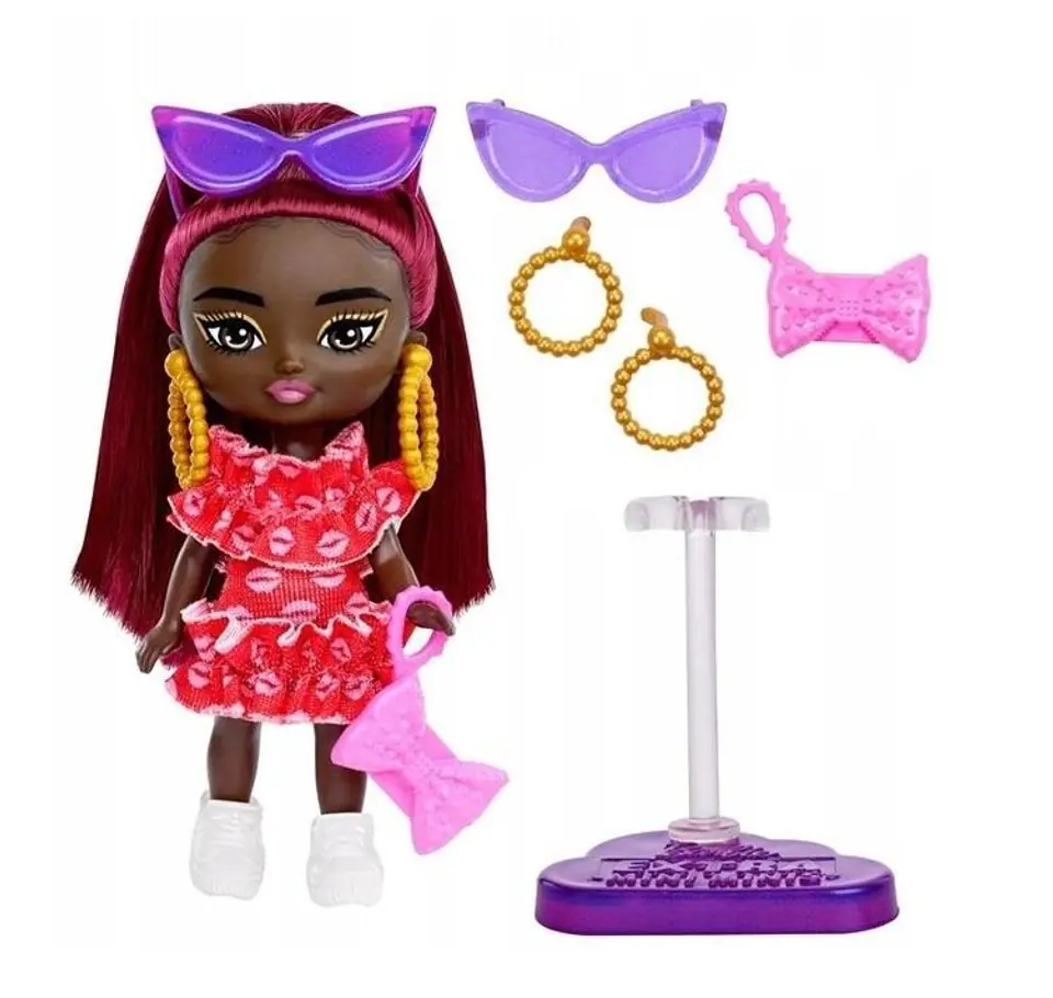 ⁨Barbie Extra Mini Minis Lalka falbanki HLN47⁩ w sklepie Wasserman.eu