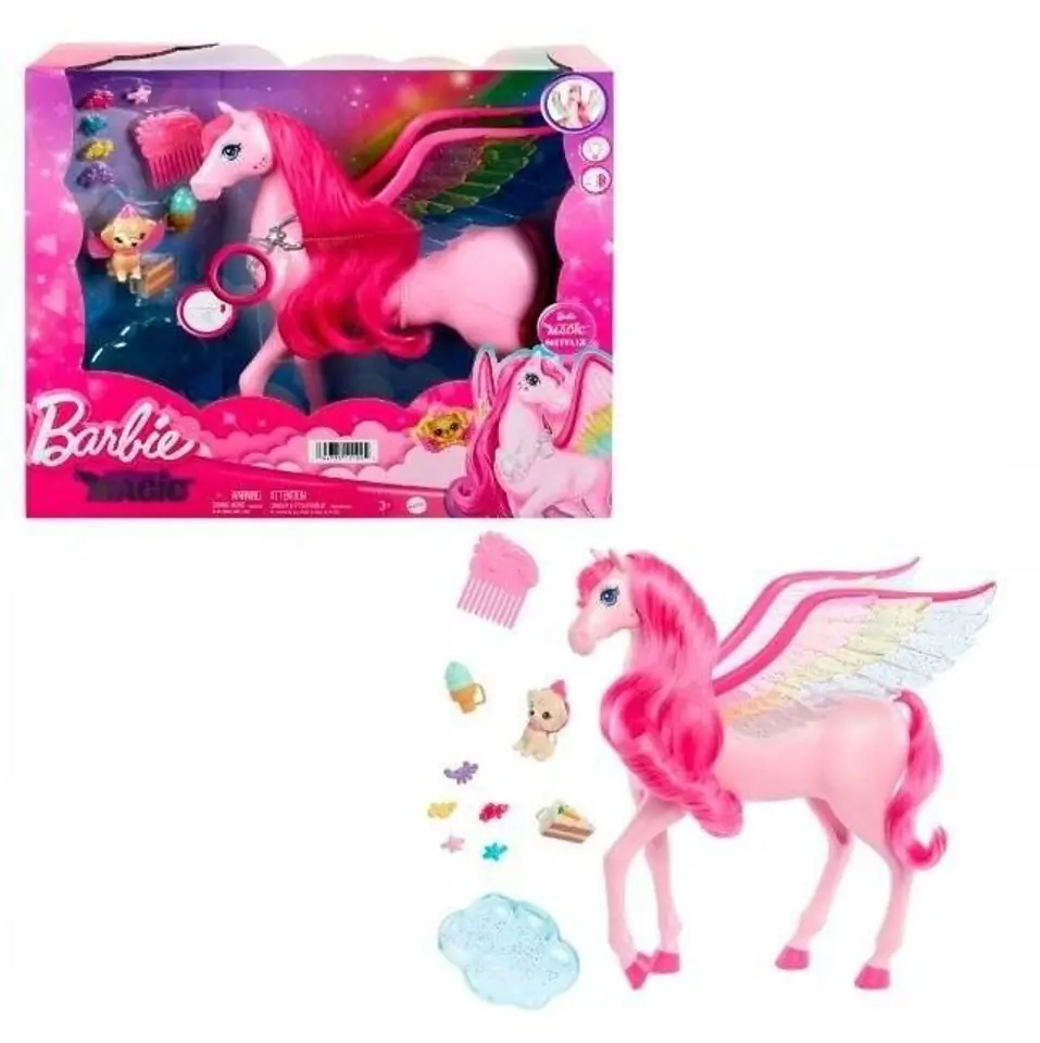 ⁨Barbie Magic Pegasus Lights & Sounds HLC40 p3 MATTEL⁩ at Wasserman.eu