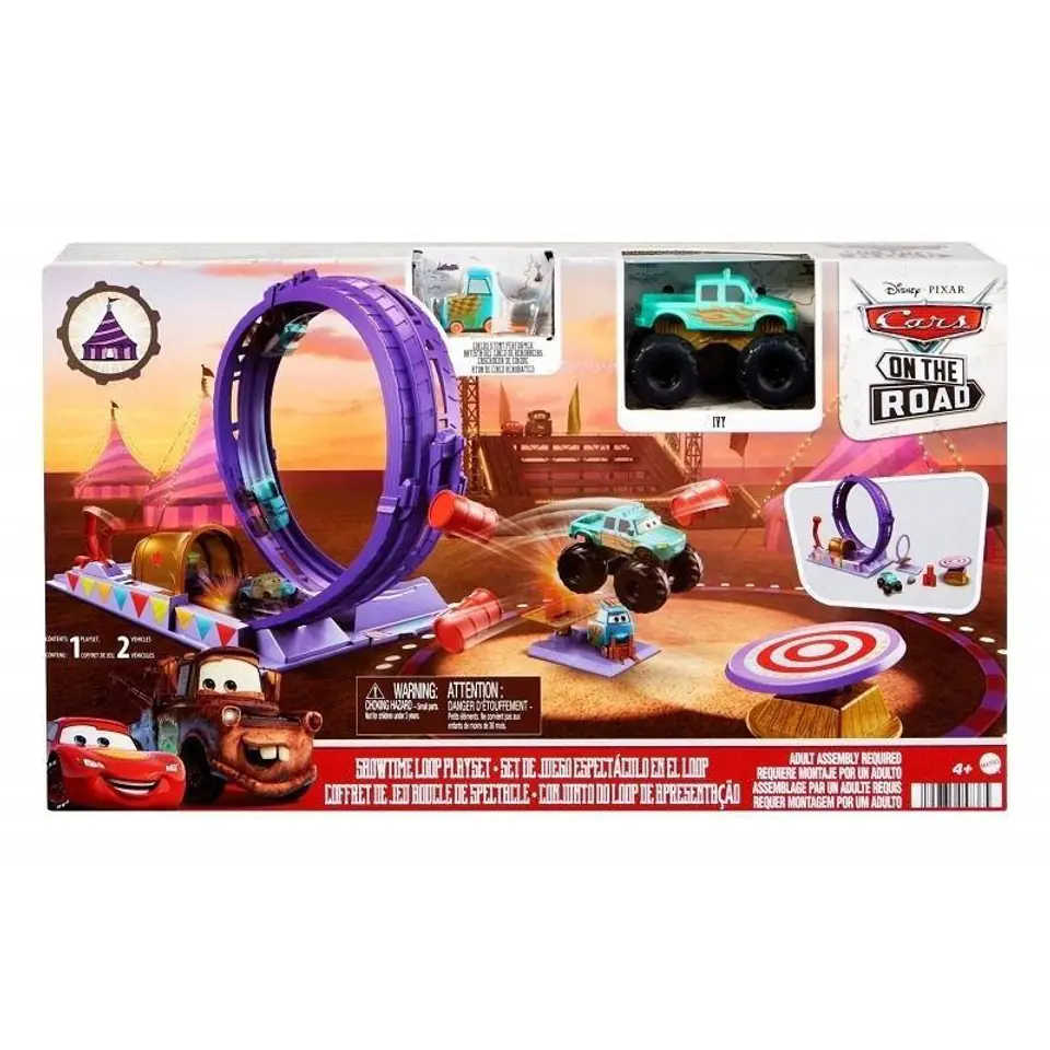 ⁨Disney Pixar Cars Disney and Pixar Cars On the Road Showtime Loop Playset⁩ at Wasserman.eu