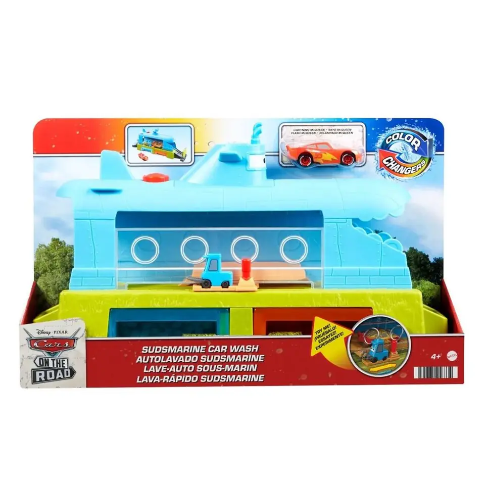 ⁨Disney Pixar Cars Disney And Pixar Cars Color Change Whale Car Wash Playset⁩ at Wasserman.eu