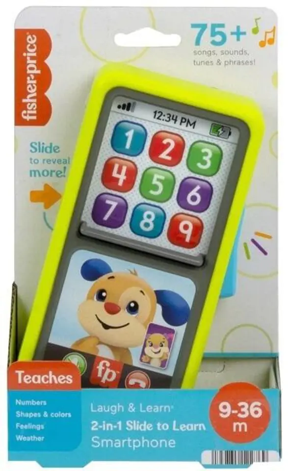 ⁨Fisher Price. Smartfonik Przesuwaj i ucz się⁩ w sklepie Wasserman.eu