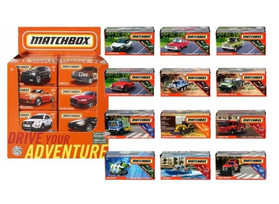 Matchbox Samochodziki małe, różne rodzaje w sklepie Wasserman.eu