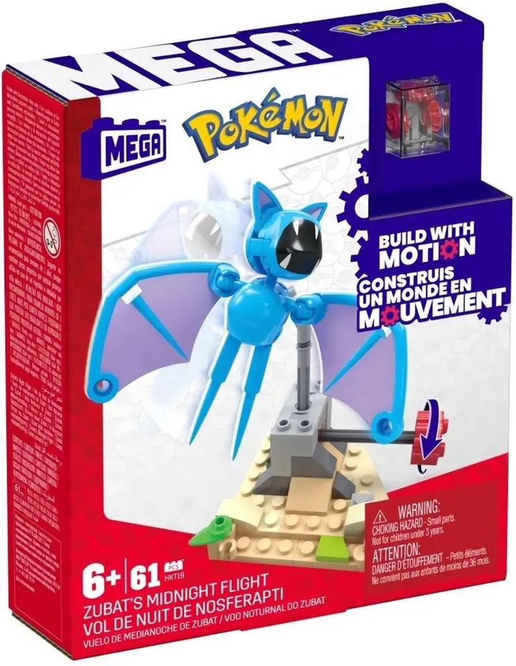 Mega Pokemon - Nocny lot Zubata HKT19 w sklepie Wasserman.eu