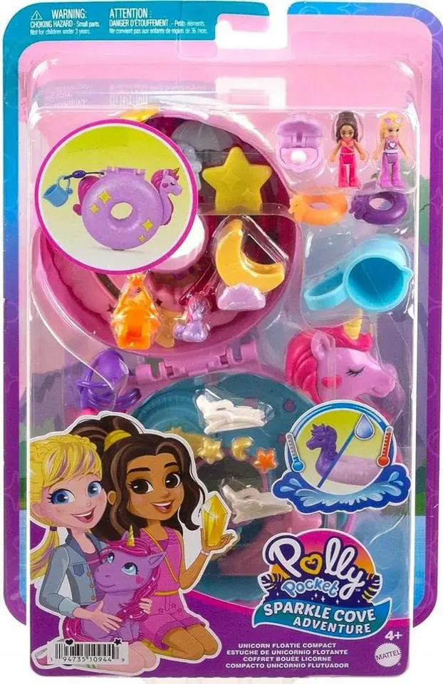 ⁨Polly Pocket. Basen jednorożca HKV34⁩ w sklepie Wasserman.eu