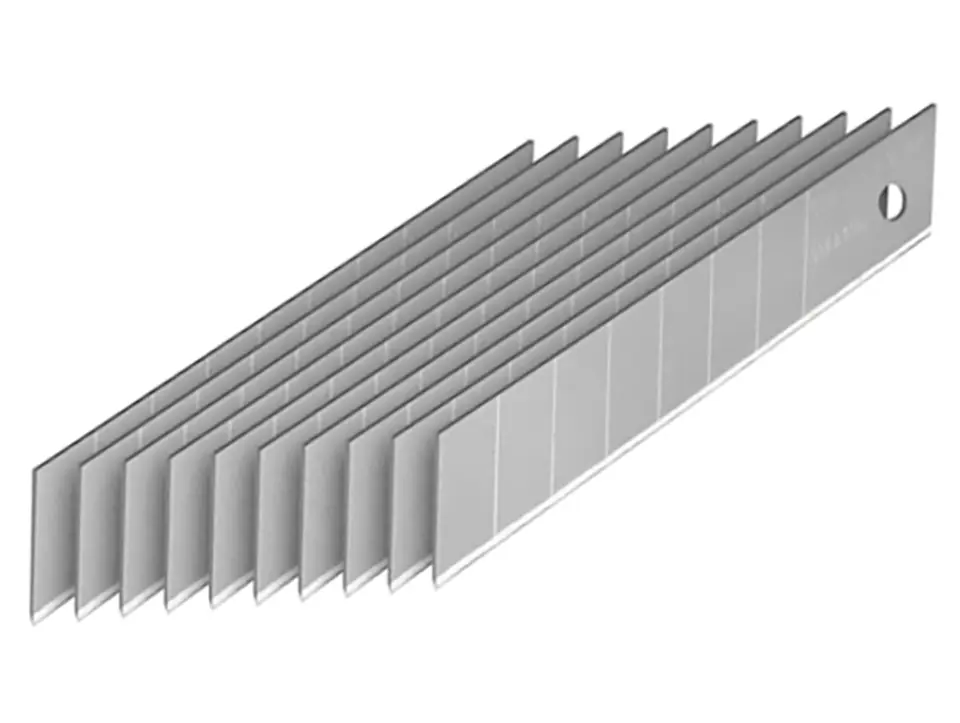 ⁨Ostrza wym. do nożyków - 18mm łamane, 10 szt. [d]⁩ w sklepie Wasserman.eu
