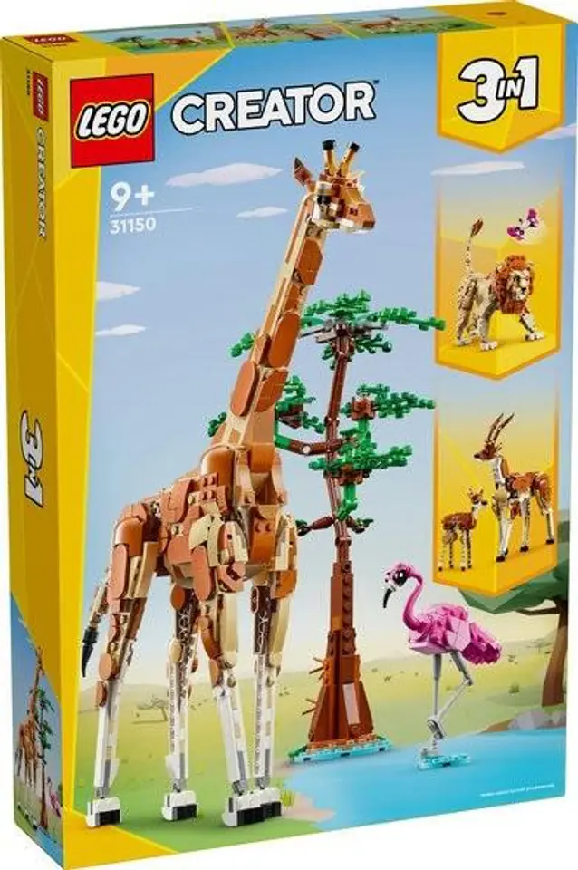 ⁨LEGO CREATOR 3 IN 1 31150 WILD SAFARI ANIMALS⁩ at Wasserman.eu