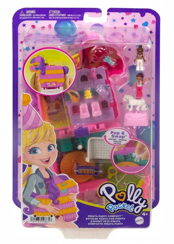 ⁨Polly Pocket. Imprezowa piniata HKV32⁩ w sklepie Wasserman.eu