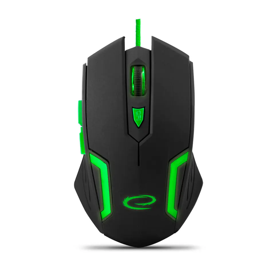 ⁨EGM205G Wired Gaming Mouse 6D Optical USB MX205 Fighter Green⁩ at Wasserman.eu