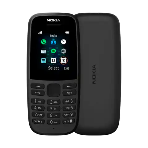 ⁨Telefon GSM Nokia 105 czarny⁩ w sklepie Wasserman.eu