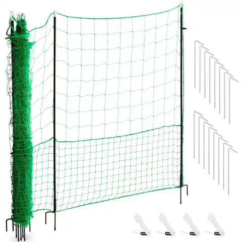 ⁨Siatka zagroda ogrodzenie ochronne hodowlane dla kur drobiu 1.25 x 15 m⁩ w sklepie Wasserman.eu