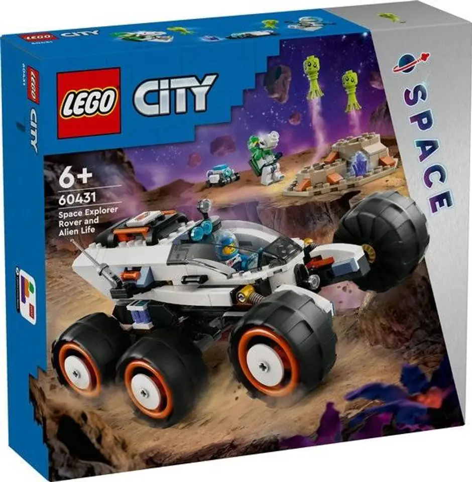 ⁨LEGO CITY 60431 SPACE EXPLORER ROVER AND ALIEN LIFE⁩ at Wasserman.eu