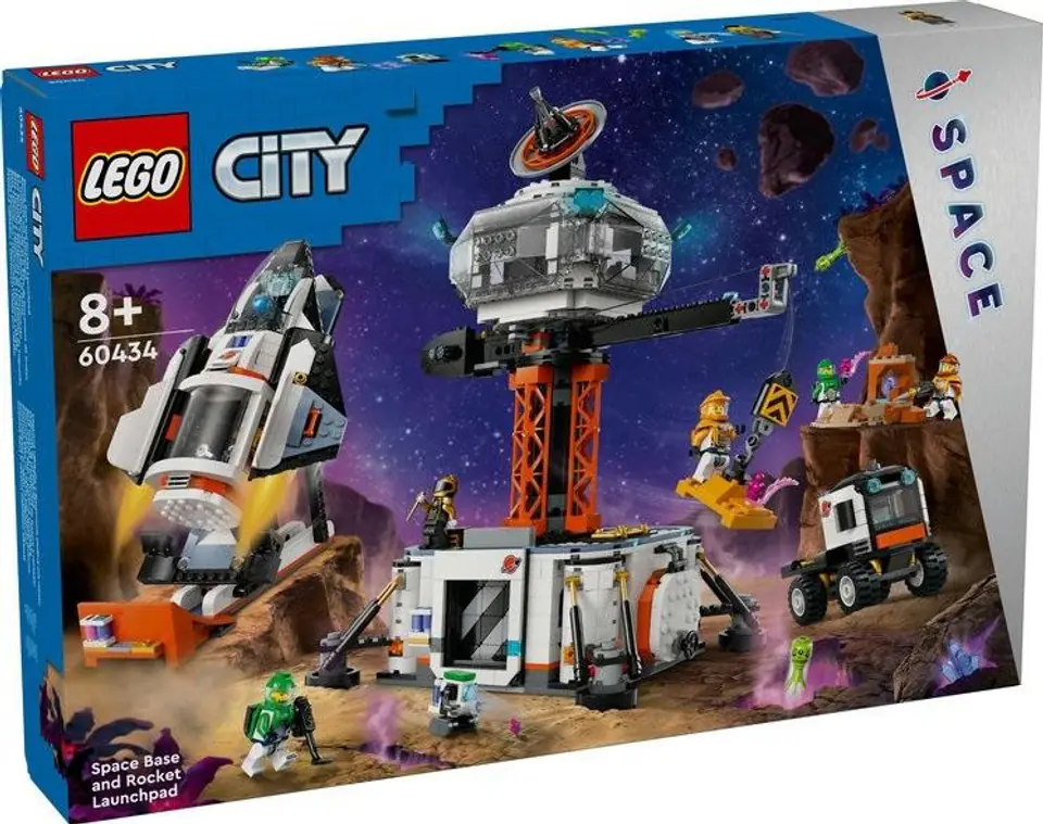 ⁨LEGO CITY 60434 SPACE BASE AND ROCKET LAUNCHPAD⁩ at Wasserman.eu