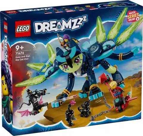 ⁨LEGO DREAMZZZ 71476 ZOEY AND ZIAN THE CAT-OWL⁩ at Wasserman.eu