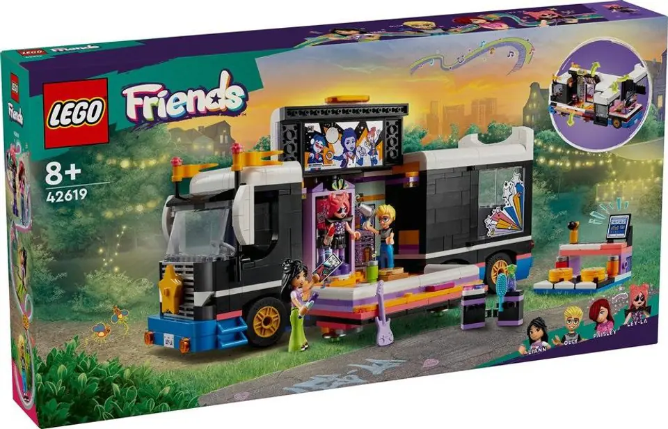 ⁨LEGO FRIENDS 42619 POP STAR MUSIC TOUR BUS⁩ at Wasserman.eu