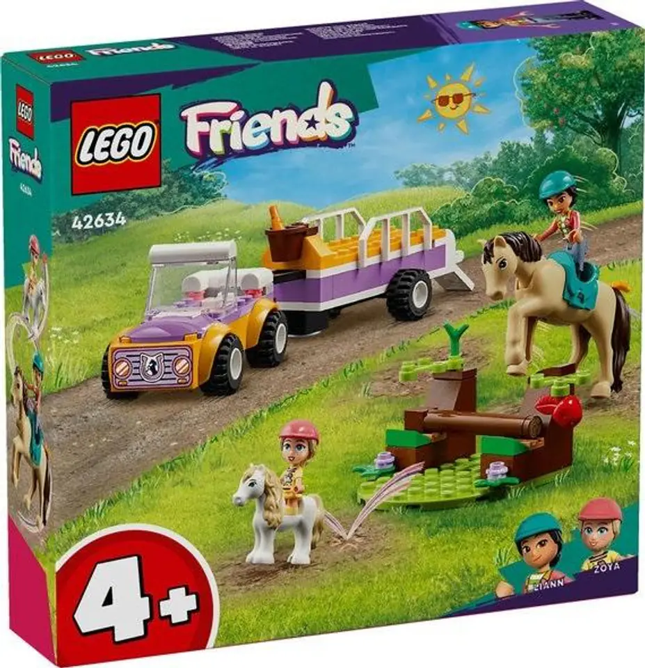 ⁨LEGO FRIENDS 42634 HORSE AND PONY TRAILER⁩ at Wasserman.eu