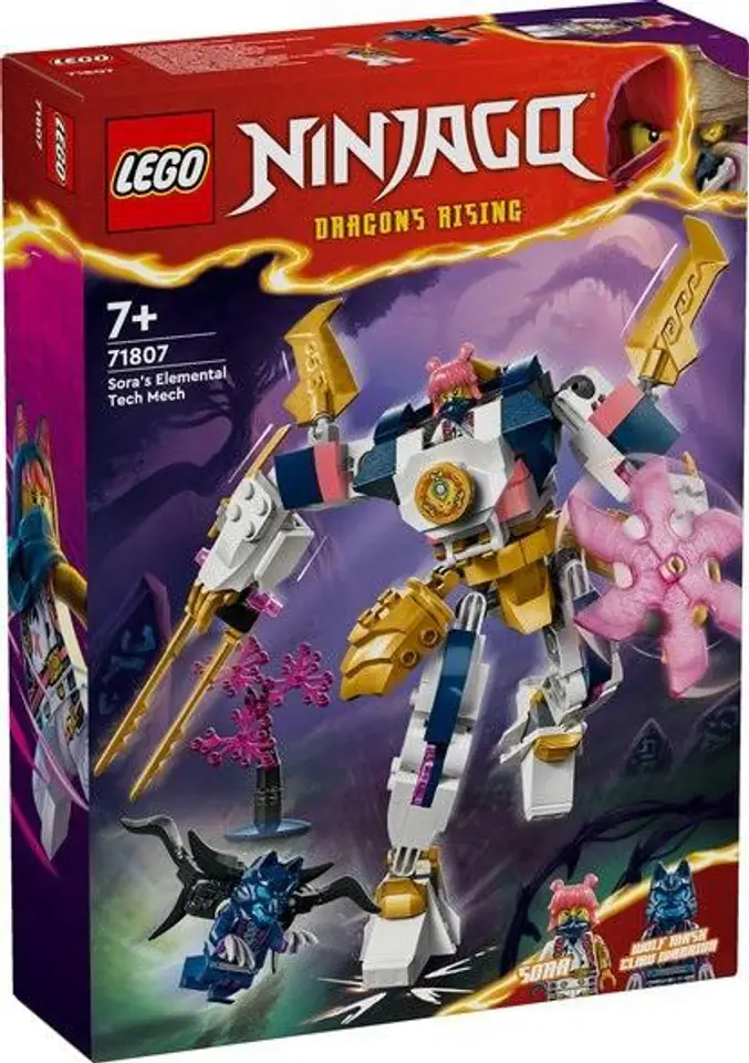 ⁨Lego NINJAGO 71807 Mech żywiołu technologii Sory⁩ w sklepie Wasserman.eu