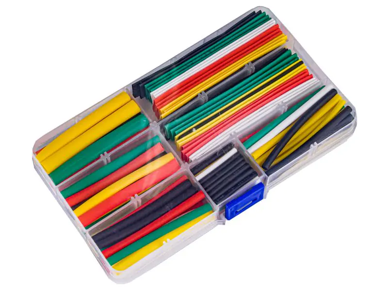 ⁨Set of 140Pcs T-shirts, Heat Shrink Tubes Various Colors & Sizes⁩ at Wasserman.eu