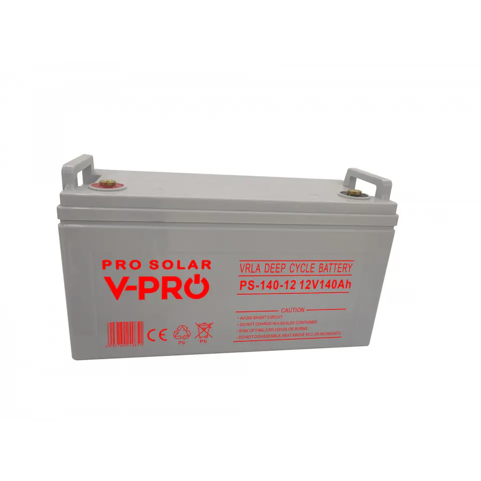 ⁨BATTERY VOLT POLSKA DEEP CYCLE VPRO SOLAR 12V 140AH VRLA MAINTENANCE-FREE⁩ at Wasserman.eu