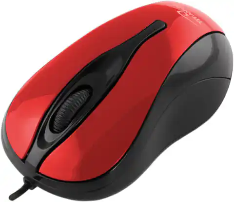 ⁨TM103R Wired 3D Optical Mouse USB Hornet Red Titanum⁩ at Wasserman.eu