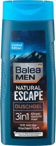 ⁨Balea Men Natural Escape Żel pod Prysznic 300 ml⁩ w sklepie Wasserman.eu