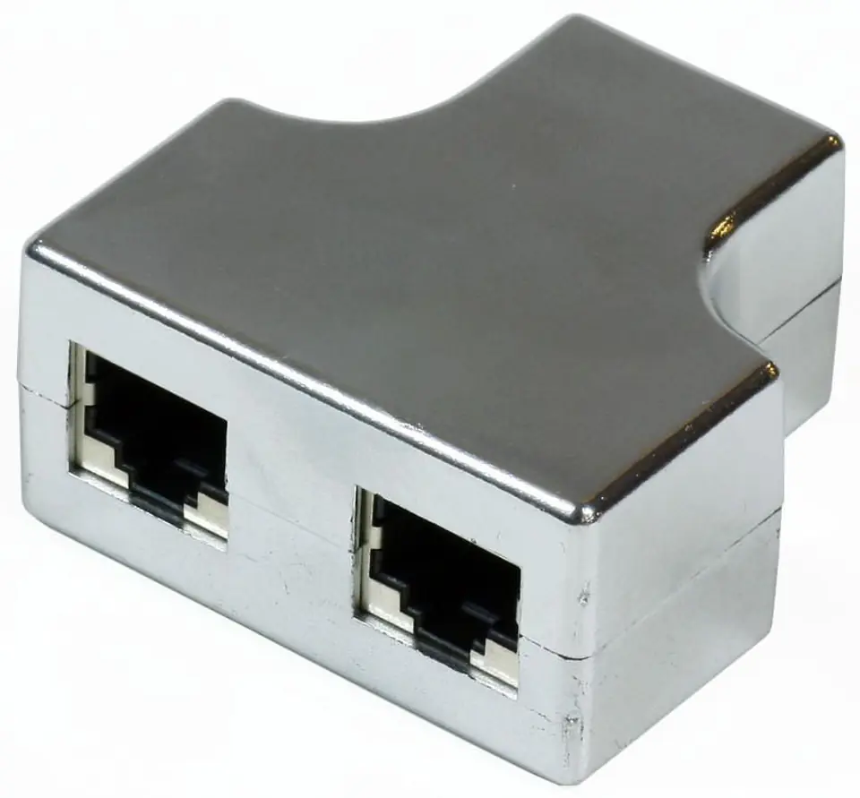 ⁨MicroConnect Y-ADAPTER RJ45-2xRJ45 F/F 8P⁩ w sklepie Wasserman.eu