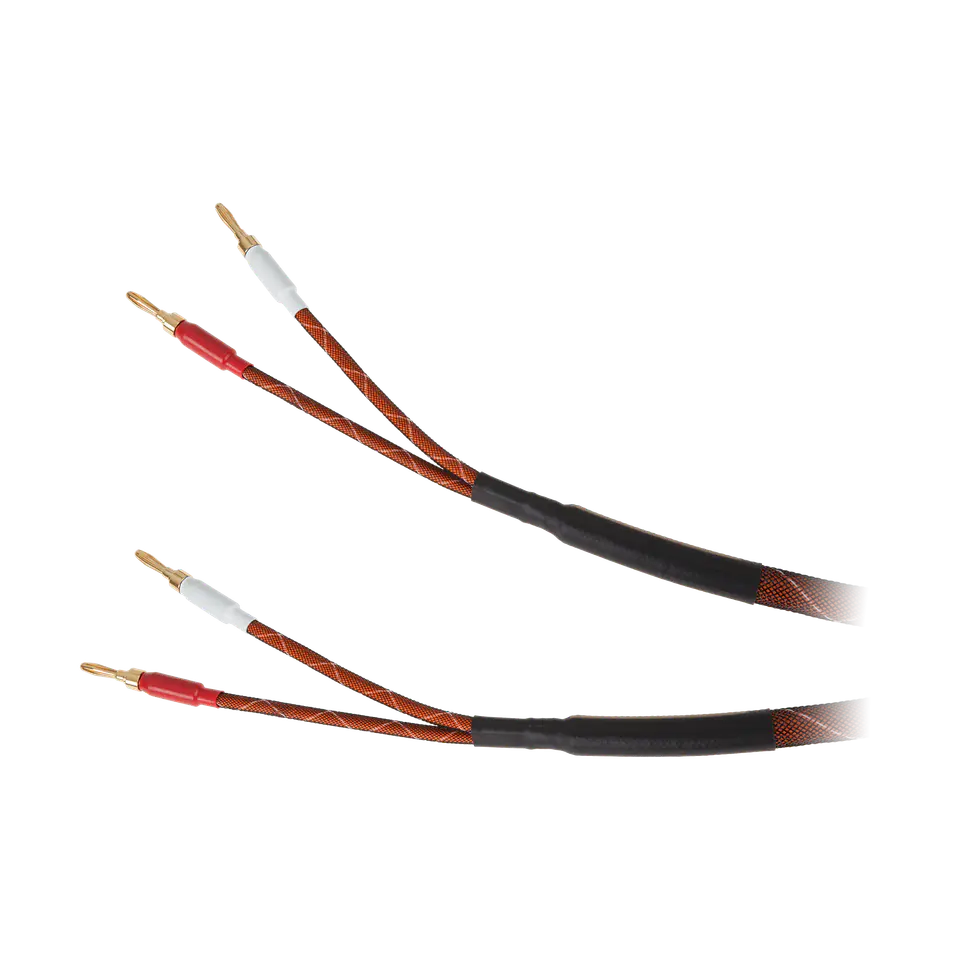 ⁨Kabel głośnikowy 5.0 m Kruger&Matz (wtyki banan)⁩ w sklepie Wasserman.eu