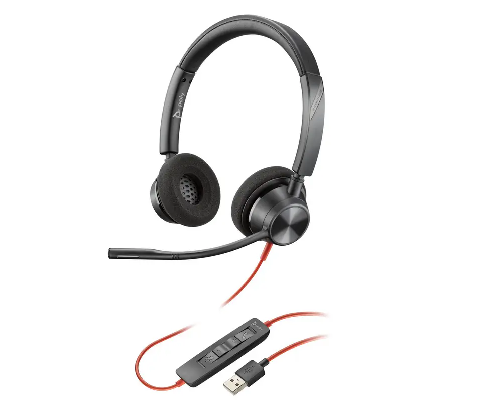 ⁨HP Blackwire 3320 USB-A Headset⁩ w sklepie Wasserman.eu