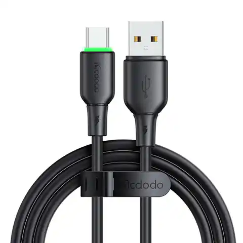 ⁨Kabel USB-C Mcdodo CA-4751 1.2m (czarny)⁩ w sklepie Wasserman.eu