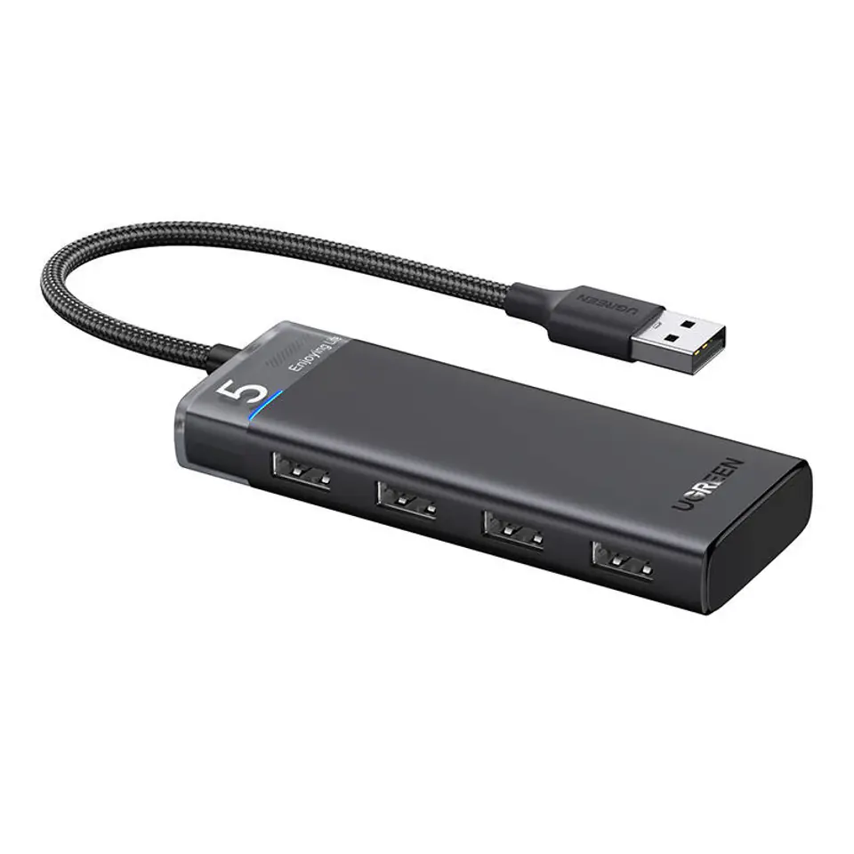Adapter, hub USB-A do 4x USB-A UGREEN CM653 (szary) w sklepie Wasserman.eu
