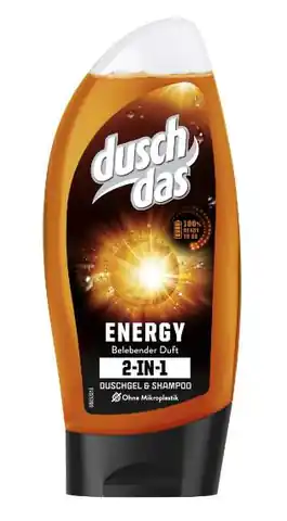 ⁨Duschdas Energy 2in1 Żel pod Prysznic 250 ml⁩ w sklepie Wasserman.eu