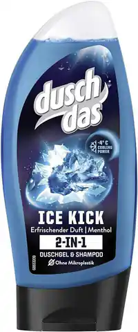 ⁨Duschdas Ice Kick 2in1 Żel pod Prysznic 250 ml⁩ w sklepie Wasserman.eu