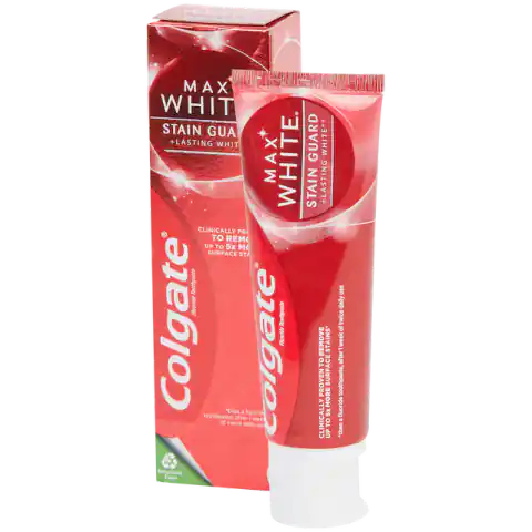 ⁨Colgate Max White Stain Guard Pasta do Zębów 50 ml⁩ w sklepie Wasserman.eu