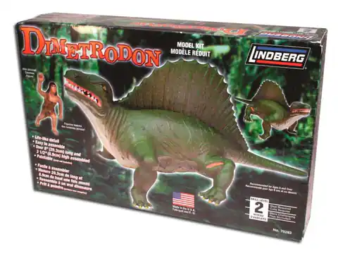 ⁨Model Plastikowy Do Sklejania Lindberg (USA) Dinozaur Dimetrodon⁩ w sklepie Wasserman.eu