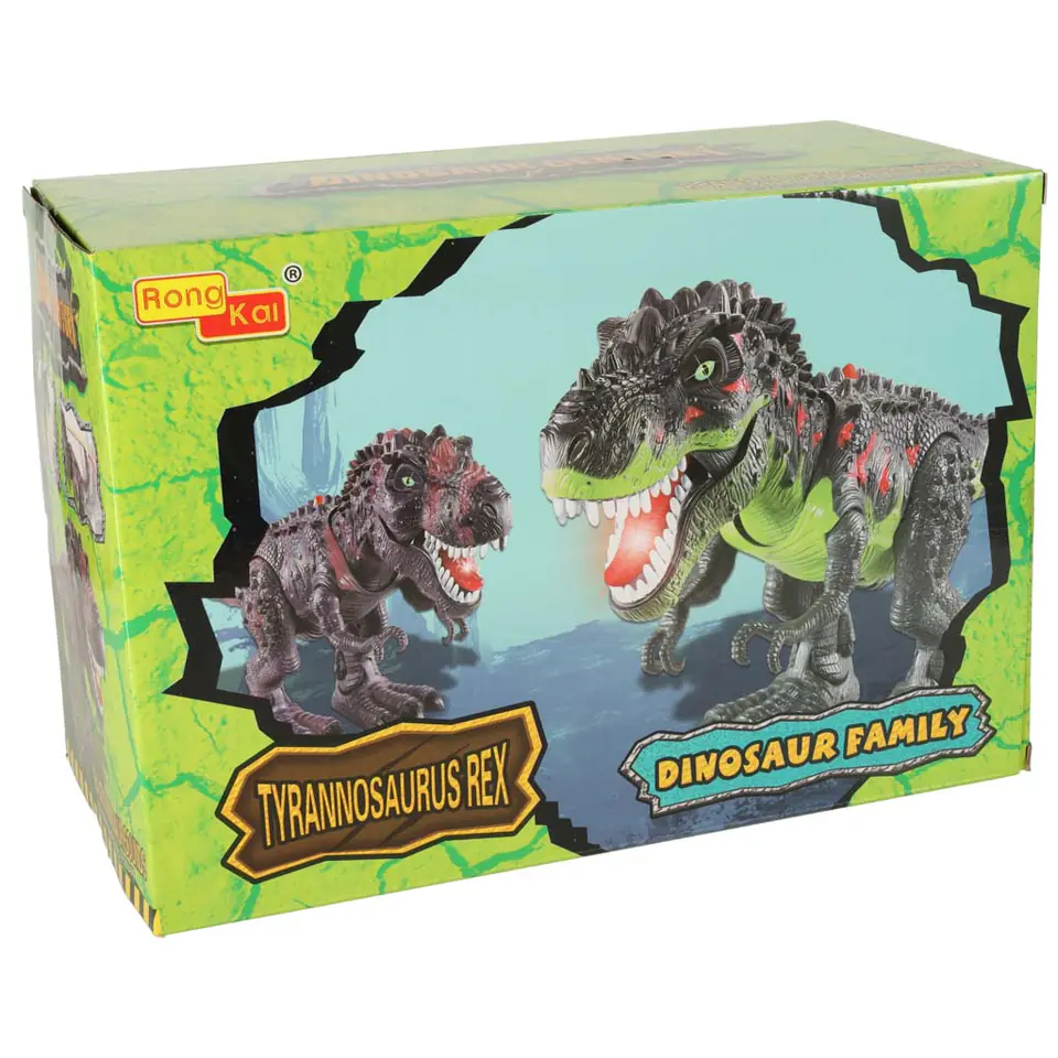 Dinozaur T-REX elektroniczny chodzi ryczy zielony w sklepie Wasserman.eu