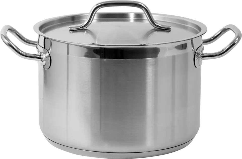 ⁨MEDIUM POT WITH STAINLESS STEEL LID 24X16 CM, 7,2L⁩ at Wasserman.eu