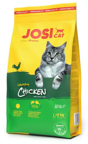 ⁨JOSERA JosiCat Crunchy Chicken - dry cat food - 1,9 kg⁩ at Wasserman.eu
