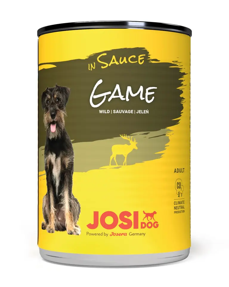 ⁨JOSERA JosiDog Game in sauce - Wet dog food - 415 g⁩ at Wasserman.eu