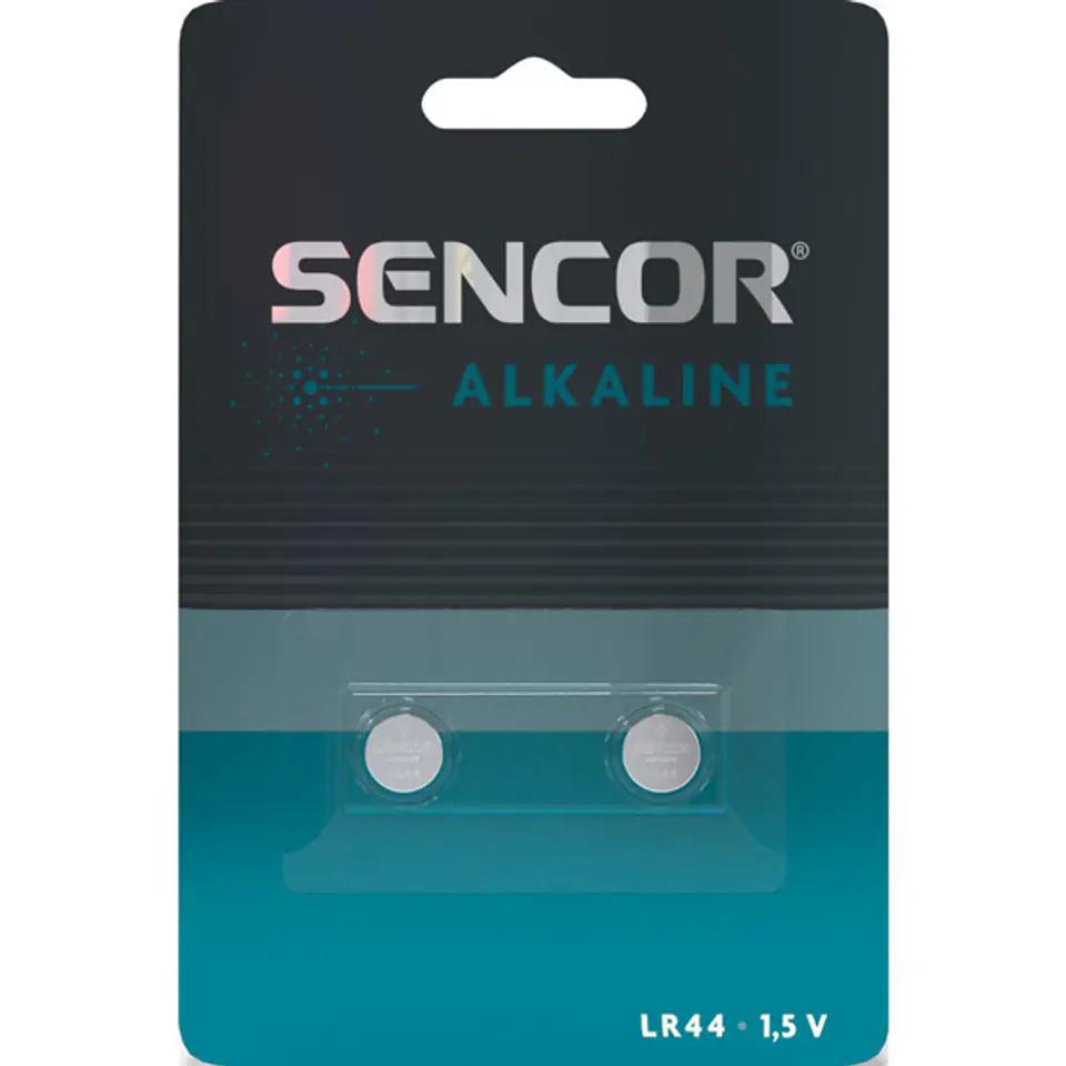Bateria alkaliczna, LR44, LR44, 1.5V, Sencor, blistr, 2-pack w sklepie Wasserman.eu
