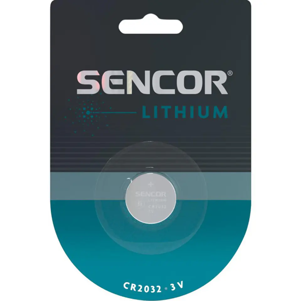 Bateria litowa, CR2032, CR2032, 3V, Sencor, blistr, 1-pack w sklepie Wasserman.eu