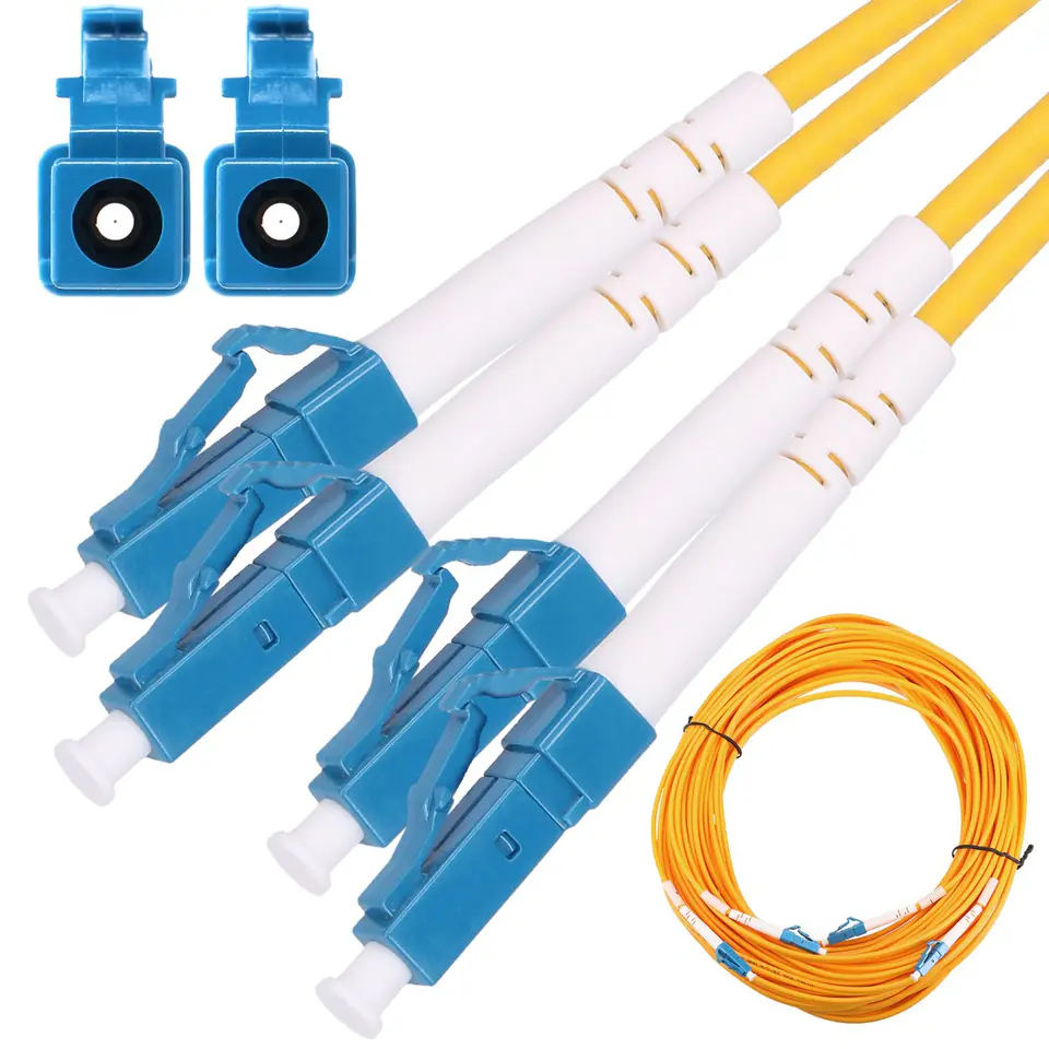 ⁨EXTRALINK PATCHCORD LC/UPC-LC/UPC SM G.652D DUPLEX 3.0MM 0.5M⁩ w sklepie Wasserman.eu