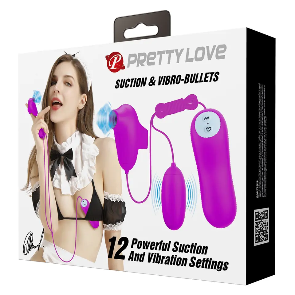 ⁨WIBRATOR PRETTY LOVE SUCTION & VIBROBULLETS⁩ w sklepie Wasserman.eu